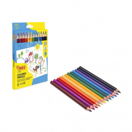 Värvipliiatsid Jovi Jumbo MAXI , kolmnurksed, 12tk