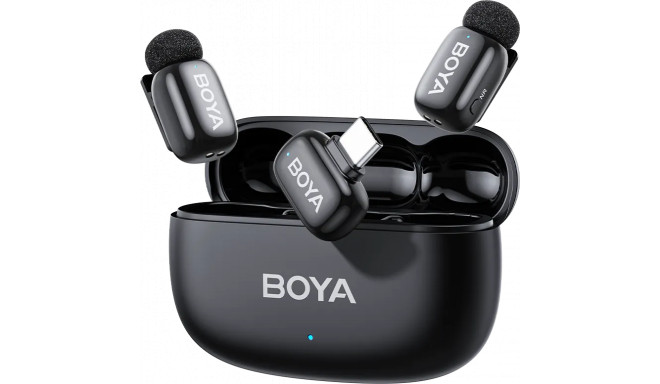 Boya wireless microphone mini 2-02 USB-C, matte black