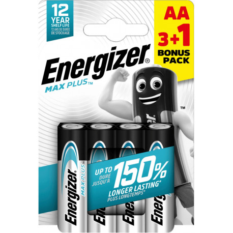 Energizer battery Max Plus Alkaline AA CHP4 3+1