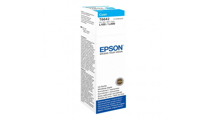 EPSON T6642 CYAN INK BOTTLE 70ML