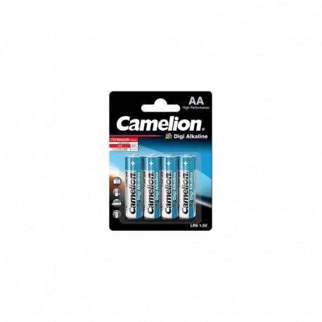 Battery - Camelion LR6 AA Digi 1.5V Alkaline Batteries 4 pcs