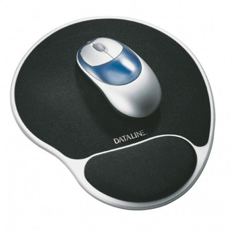 Mouse pad gel rest Silver/Black