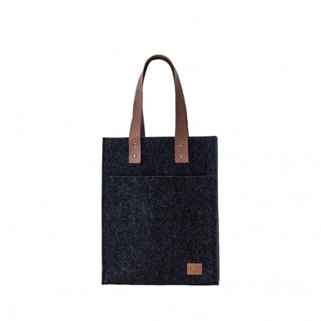 Kandekott HENNES 41x32x15 cm, sülearvutile 15", vildist, must, Nordhale