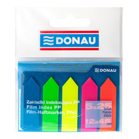 Järjehoidja Donau väike nool, 5 eri värvi,12x45mm, 5x25tk