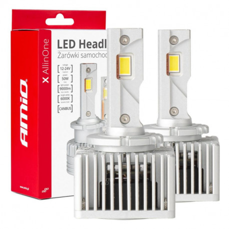 Amio LED autopirnid D1S D3S D8S Canbus