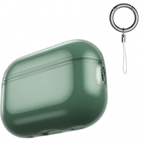 Airpods Pro 2 laadimiskarbiümbris Trendybay CBAP2-12, TPU, roheline