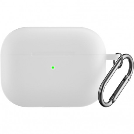 Airpods Pro 2 laadimiskarbiümbris Trendybay CBAP2-04, silikoon, valge