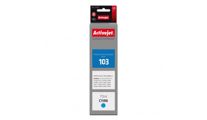 Ink Cartridge - Activejet Ae-103c Cyan
