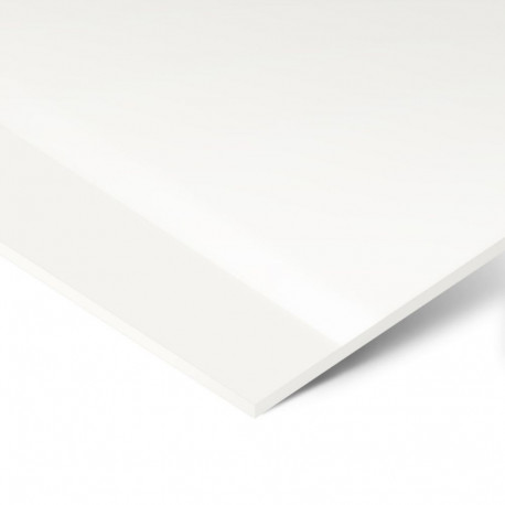 Polystyrene plate 50x50cm (2mm) White