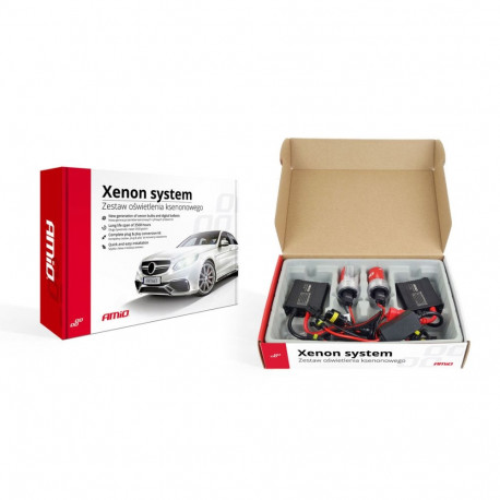 Zestaw hid slim h1 6000k amio-01936