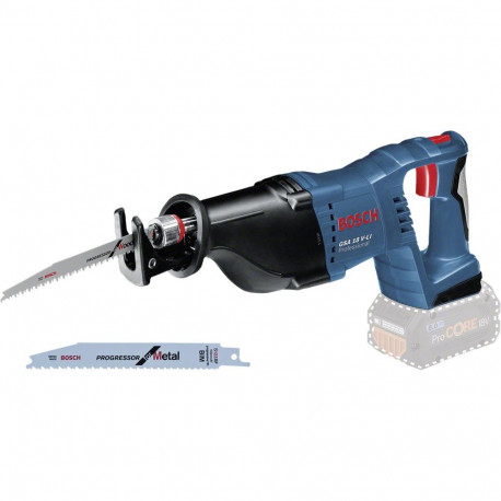 Bosch juhtmeta universaalsaag GSA 18V-LI bulk