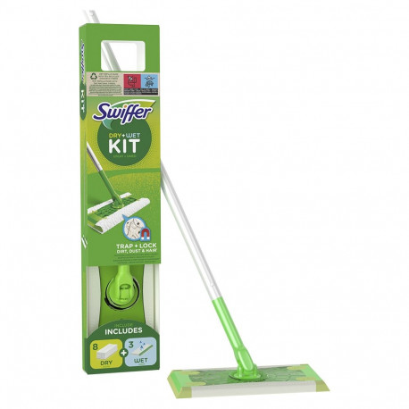 Mop starter kit SWIFFER Sweeper + 11 floor cloths