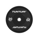 Raskusketas TUNTURI Platinum Bumper Plate, must, 50mm, 20 kg