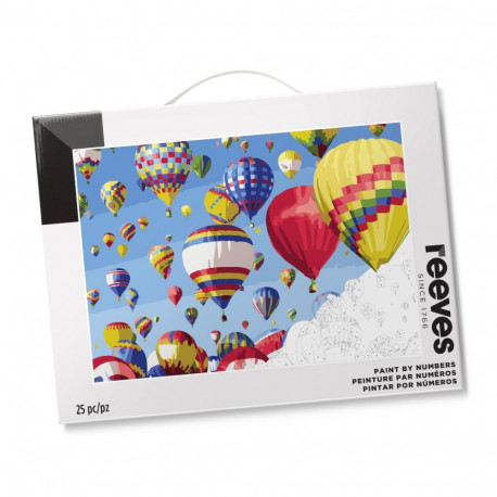 Maalimine numbrite järgi Reeves 30x40cm balloons