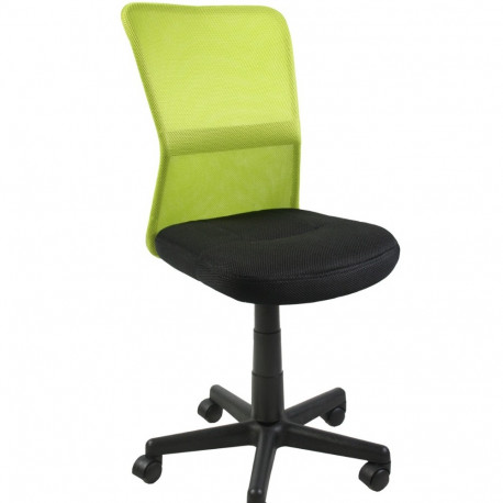 Töötool BELICE võrkseljatugi, 27732/ max 80kg/ must-roheline võrkkangas+must