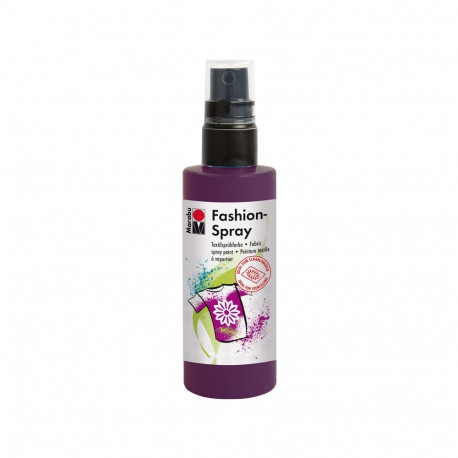Tekstiilivärv Marabu Fashion Spray 100ml 039 aubergine- baklazaan