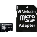 Verbatim mälukaart microSDHC 16GB Class 10 UHS-I + adapter