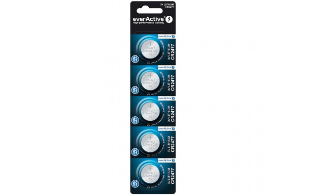 everActive battery Lithium Mini CR2477 5pcs