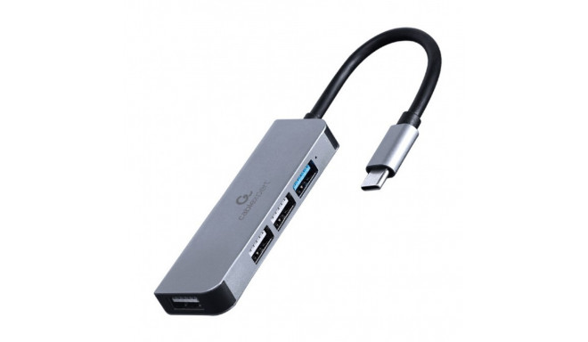 USB-hub 4-pordiline USB-C 3xUSB 2.0 USB 3.1