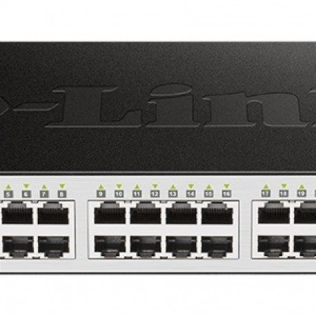 D-Link DGS-1210-28 28-Port Gigabit Smart Managed Switch (24 x 10/100/1000 Mbps ports and 4 x