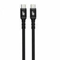 USB C - USB C cable 1 m. silicone black
