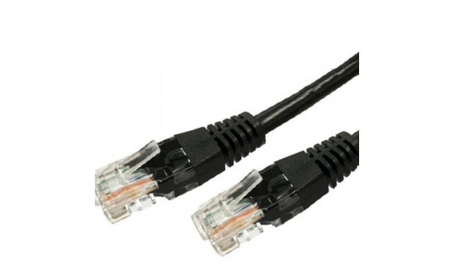 Patch cable cat.6a RJ45 UTP 0,5m black