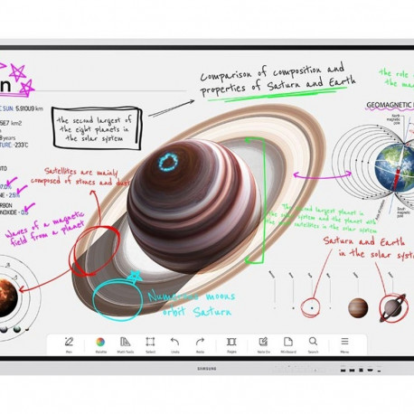 Professional monitor WM75B Flip PRO 75 cali Touch 16h/7 350(cd/m2) 3840 x 2160 (UHD) Flip App WiFi/B