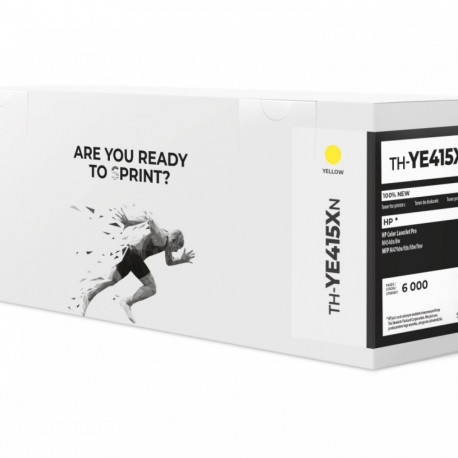 Product Name: Compatible HP 415X (W2032X) High Yield Yellow Toner Cartridge
