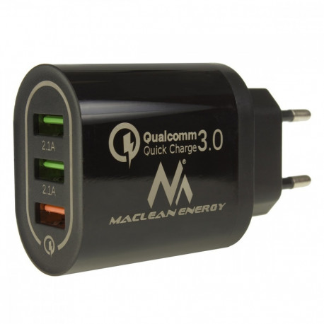 Maclean universaalne 3xUSB kiirlaadija MCE479B