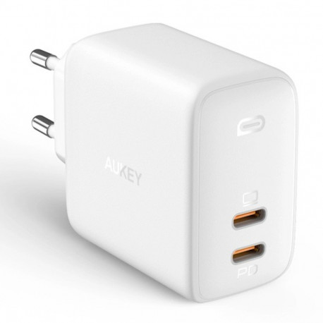AUKEY PA-B4 White Omnia GaN Wall Charger 2xUSB