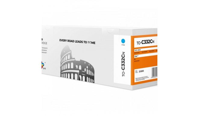 Toner for OKI C332 TO-C332CN CY 100% new