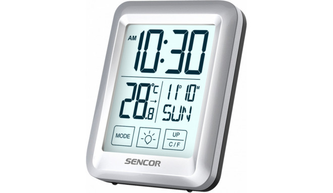 The SENCOR SWS 1918 is a digital weather station with an integrated alarm clock. Be