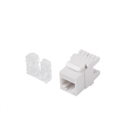 RJ45 Cat.5e UTP Keystone Jack, 180-Degree, LSA Type