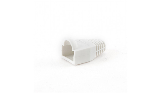 Strain relief RJ45 white/100 pcs