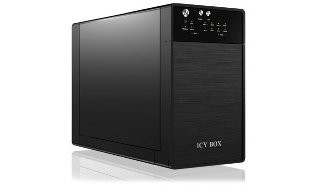 The ICY BOX IB-RD3620SU3 is a 2-bay external RAID system designed for 3.5-inch SATA