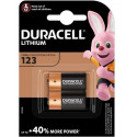 Duracell battery CR123A 2pcs