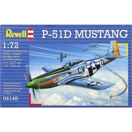 Plastic model P-51D Mustang