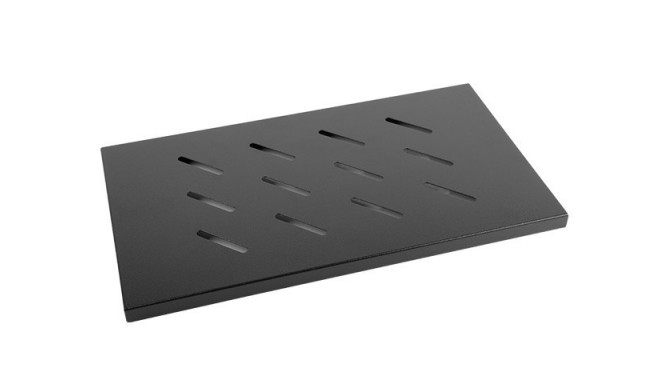 1U 19" Fixed Rack Shelf (465x300mm) - Black