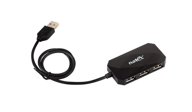 USB Hub 4-PORT LOCUST Black