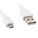 Micro USB Cable AM-MBM5P 1M White