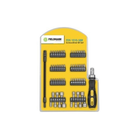 FDS 1010-58R Set of 56 bits + ratchet screwdriver + elastic cap