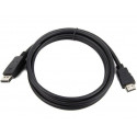 Gembird cable Displayport - HDMI 3m, black (CC-DP-HDMI-3M)