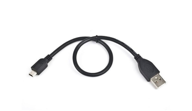Gembird kaabel Mini USB - USB 2.0 0,3m, must