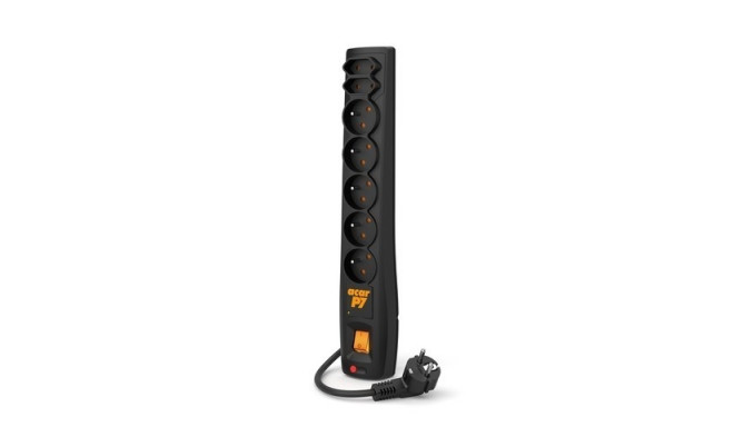 Surge Protector ACAR P7 1,8M Black