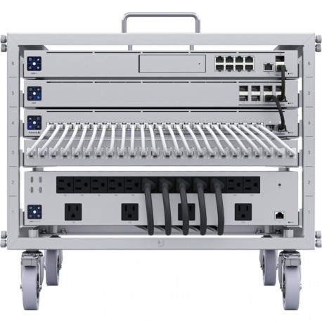Unifi mini-rack U-Rack-6U-TL tööriistavaba, hõbedane