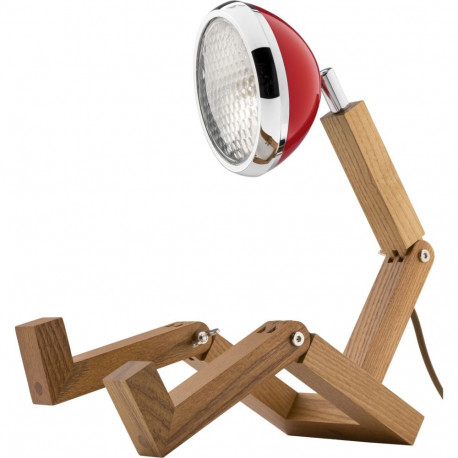 Mr. Wattson Original -pöytävalaisin, Flash Red