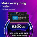 Notebook memory DDR5 SODIMM 64GB(1*64)/5600 CL46