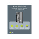 Goobay Tools Screwdriver Set with 48-Piece Precision Bit Set
