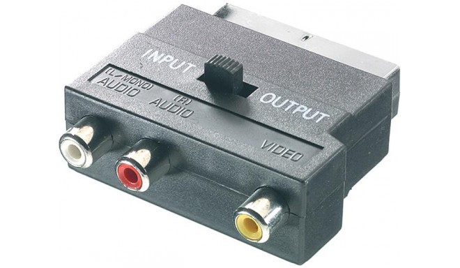 Vivanco adapteris SCART - 3xRCA (42021)