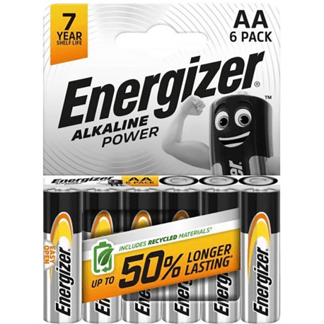 Energizer battery Alkaline Power AA CHP6